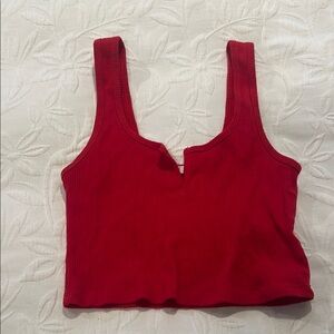 🛍️5 For $25🛍️ Garage Red Ribbed Crop Top